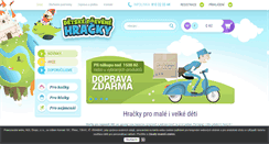 Desktop Screenshot of detskedrevenehracky.cz
