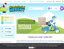 Tablet Screenshot of detskedrevenehracky.cz